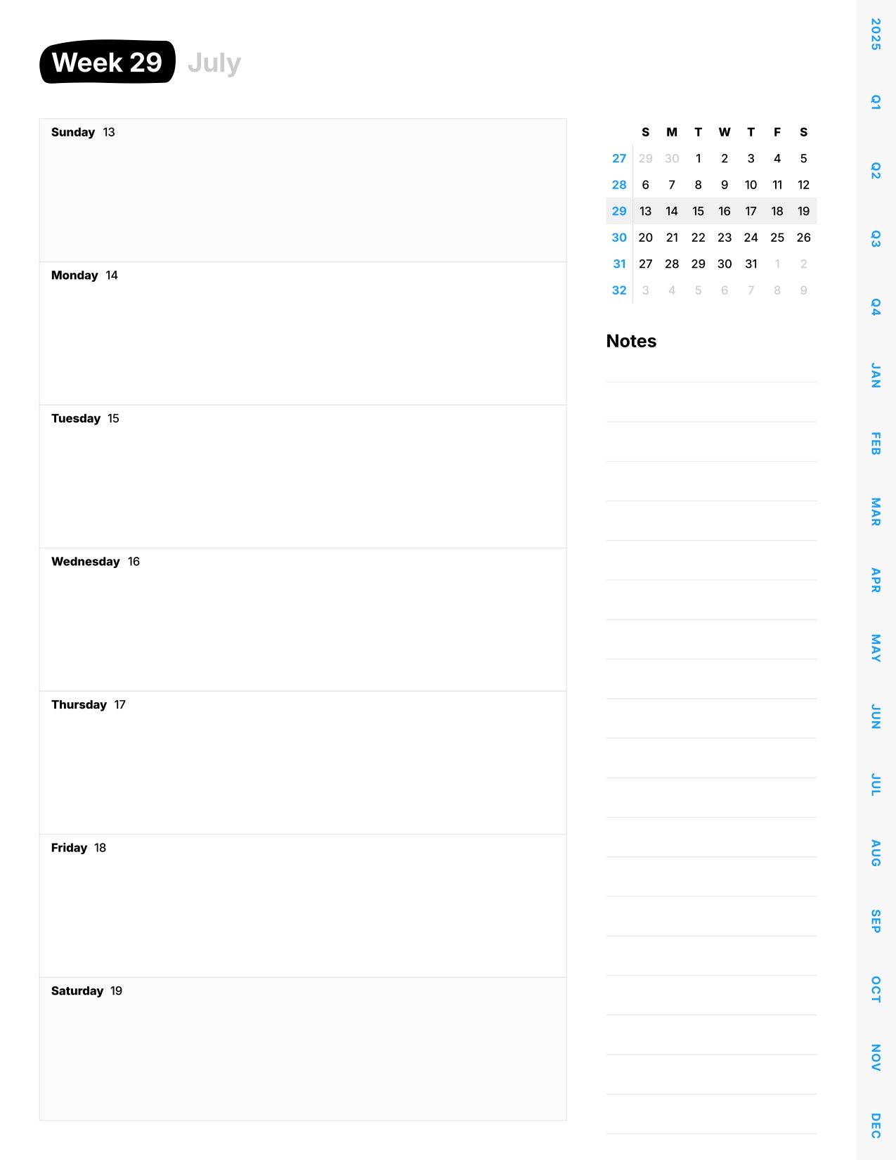 2025 Ultimate All-in-One Digital Planner (Minimalist Design) - Image 4